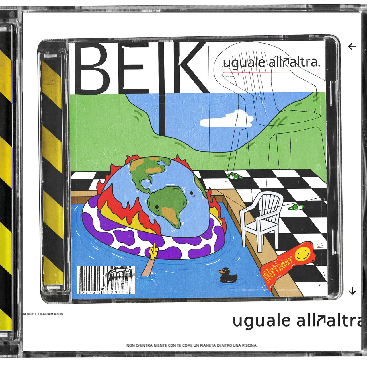 Foto promozionale del brano uguale all'altra